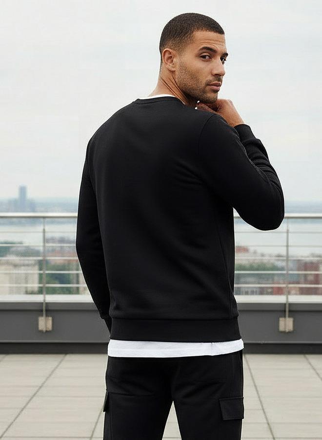 Active Men Performance Embossed Sweatshirt - Image 3